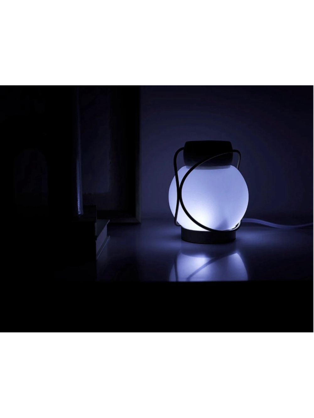 PartyLite Blue Modern Circles ScentGlow Electric Wax Melt Warmer